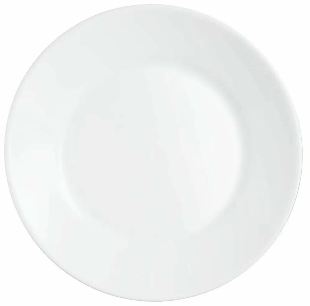 Conjunto de pratos Arcoroc Restaurant Branco Vidro (Ø 23,5 cm) (6 uds)