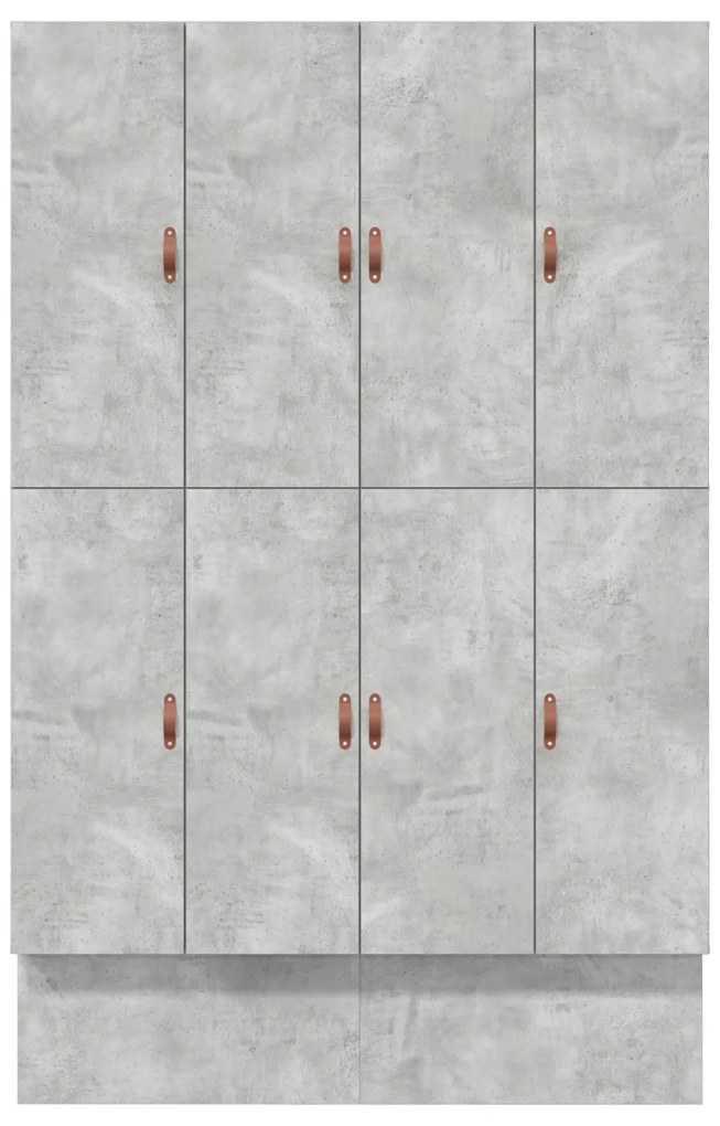 Estrado de Cama Cinza Concreto 150x200 cm