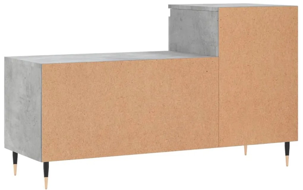 Sapateira 102x36x60 cm derivados de madeira cinzento cimento
