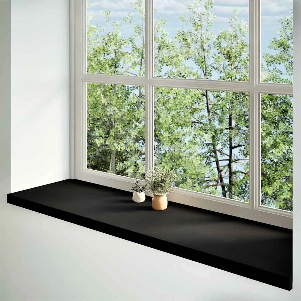 Soleiras da janela 2 pcs 140x40x2 cm carvalho castanho-escuro