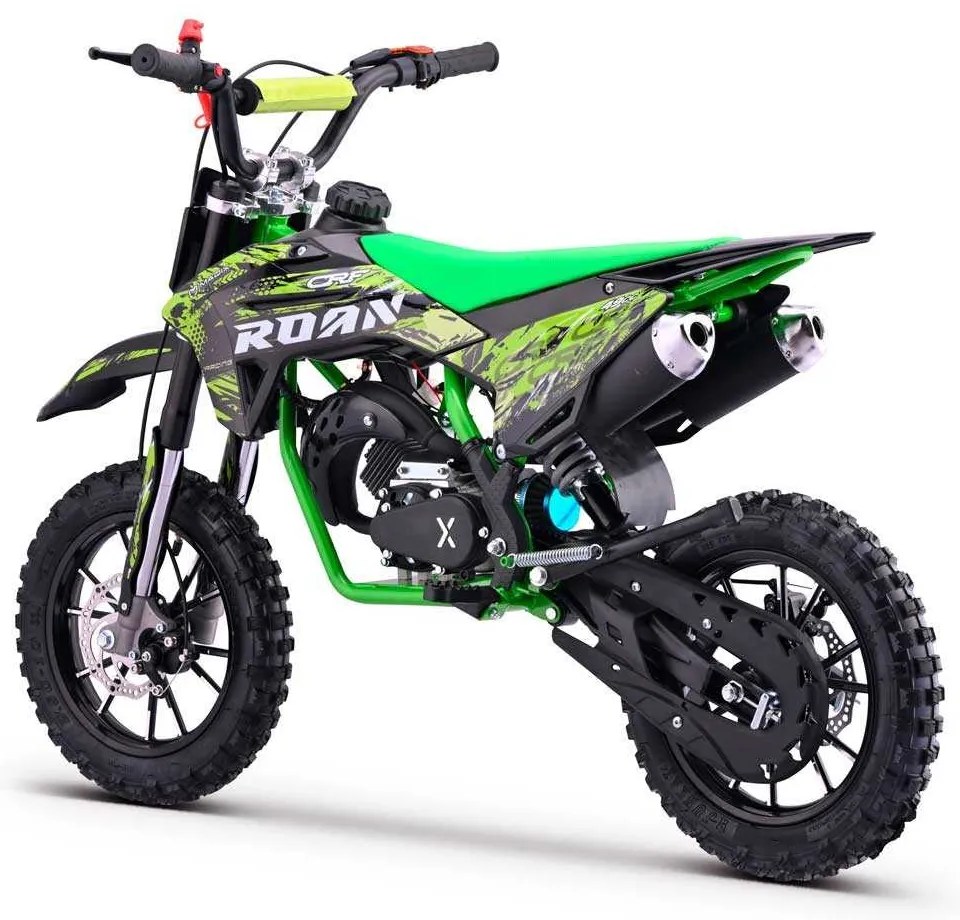 MINI MOTO Crianças MINICROSS gasolina 49cc Roan CRF 10/10" 3.5cv Verde