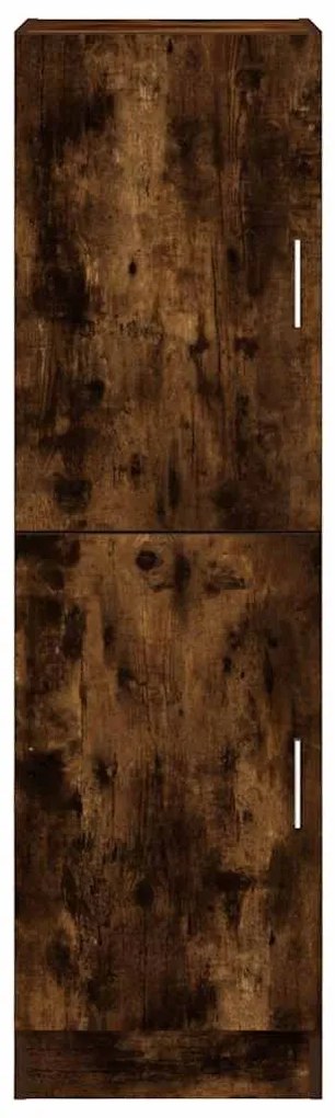 Armário de cozinha 38x41,5x131,5 cm madeira carvalho fumado