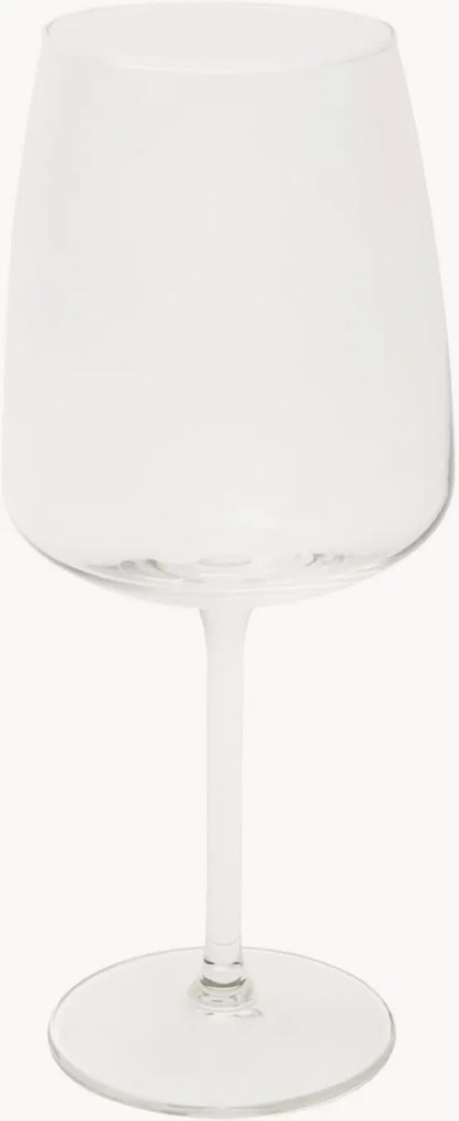 Copos de vinho branco artesanais Barolo, conjunto de 6