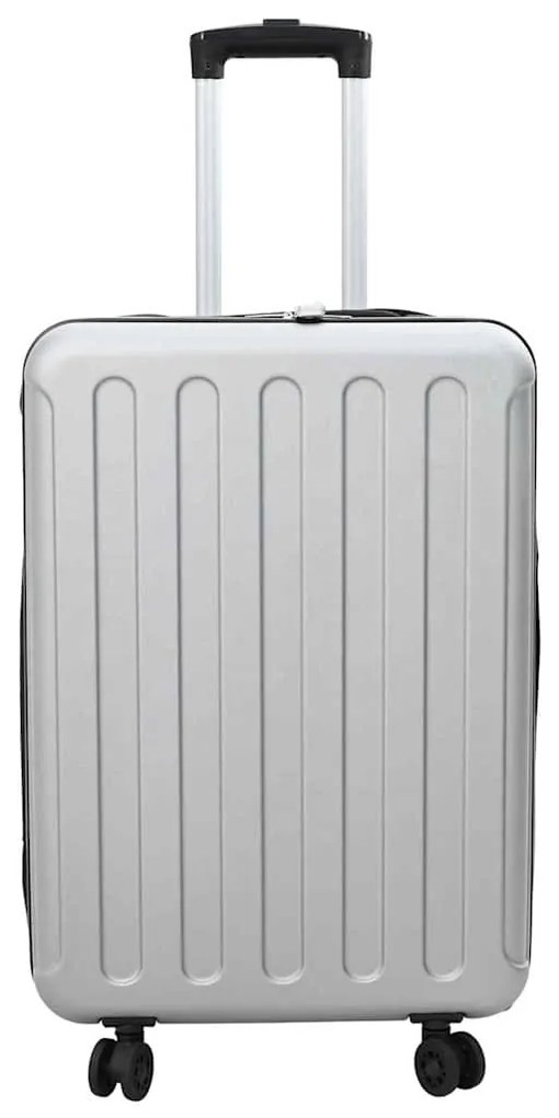 Mala Dobravel Casco Duro 24'' Prateada 43x27x66 cm ABS