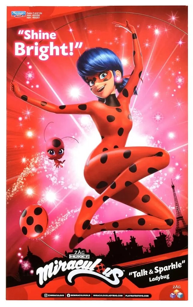 Boneca Bandai Miraculous LadyBug 26 cm