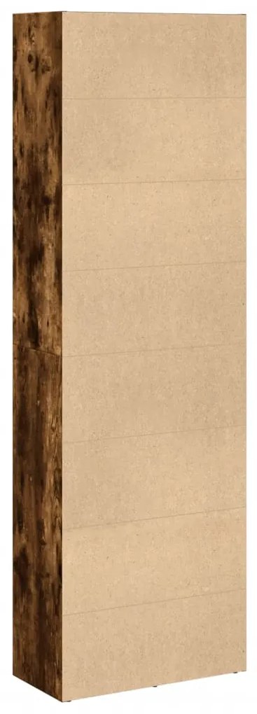Estante 60x30x189 cm derivados de madeira carvalho fumado