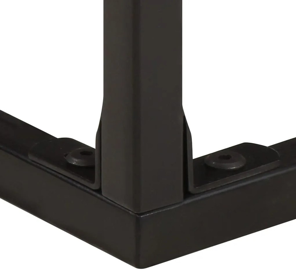 Mesa consola 120x30x75 cm madeira recuperada maciça