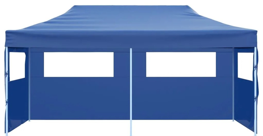 Tenda pop-up dobrável 3 x 6 m azul