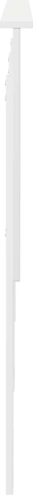 vidaXL Cabeceira Branco Brilhante 180 cm Madeira processada