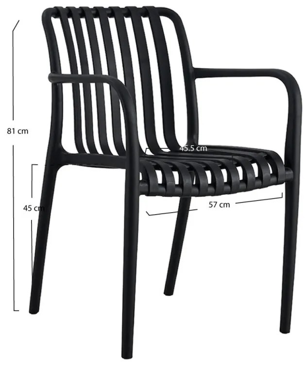 Cadeira Pilen - Preto