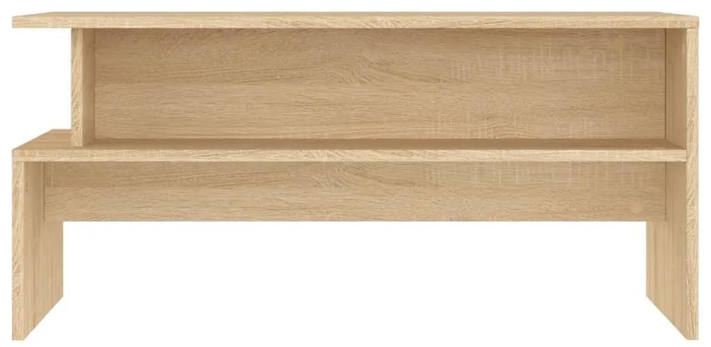 Mesa de centro 90x55x42,5 cm derivados madeira carvalho sonoma