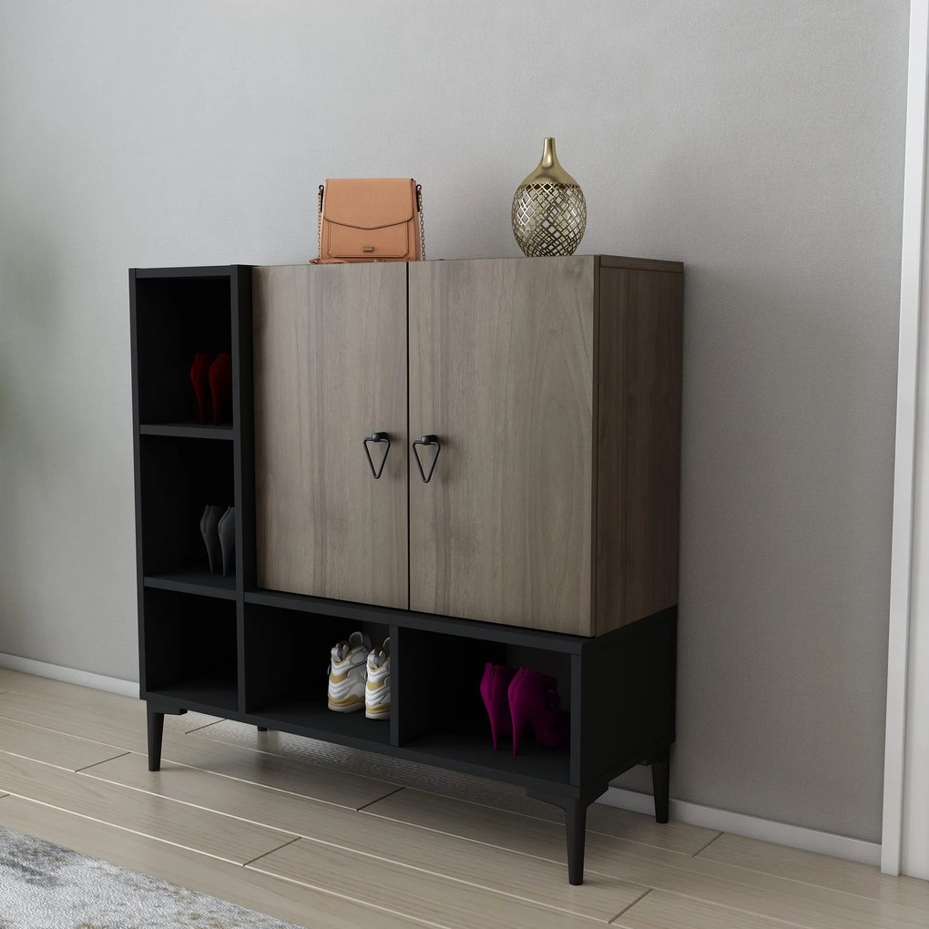 Console Platin – Black Walnut – 100x35x100 cm
