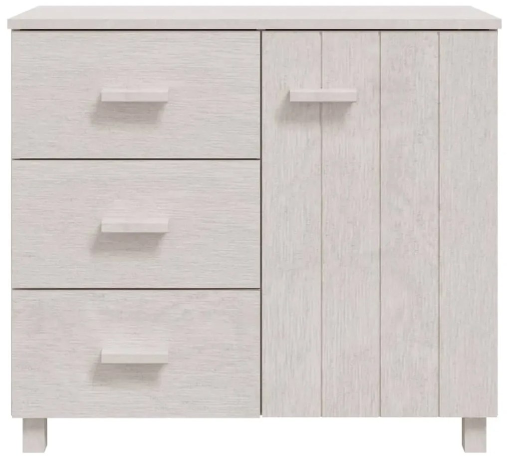 Aparador HAMAR 90x40x80 cm pinho maciço branco