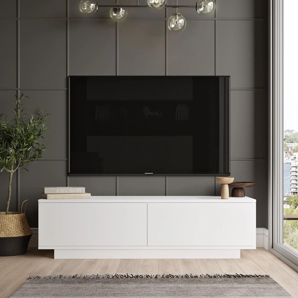 Móvel TV FN1 – Branco – 140 cm x 38,2 cm x 35,5 cm