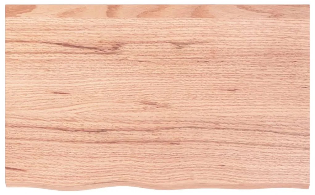 Prateleira de parede 80x50x(2-6) cm carvalho tratado castanho