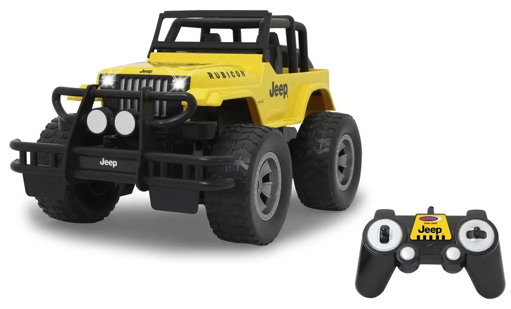 Jeep Wrangler Rubicon Telecomandado 1:14 2,4GHz Amarelo