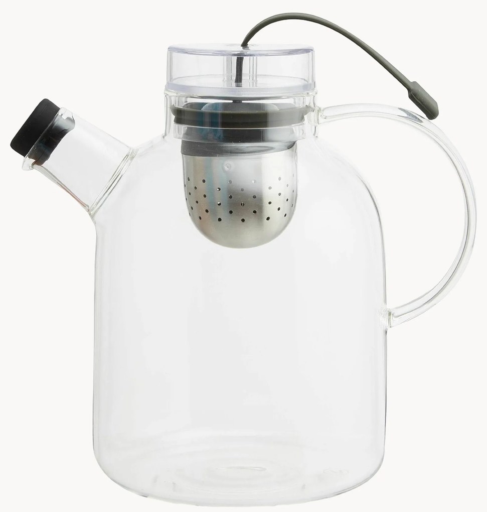 Bule de chá em vidro com filtro, 1,5 L