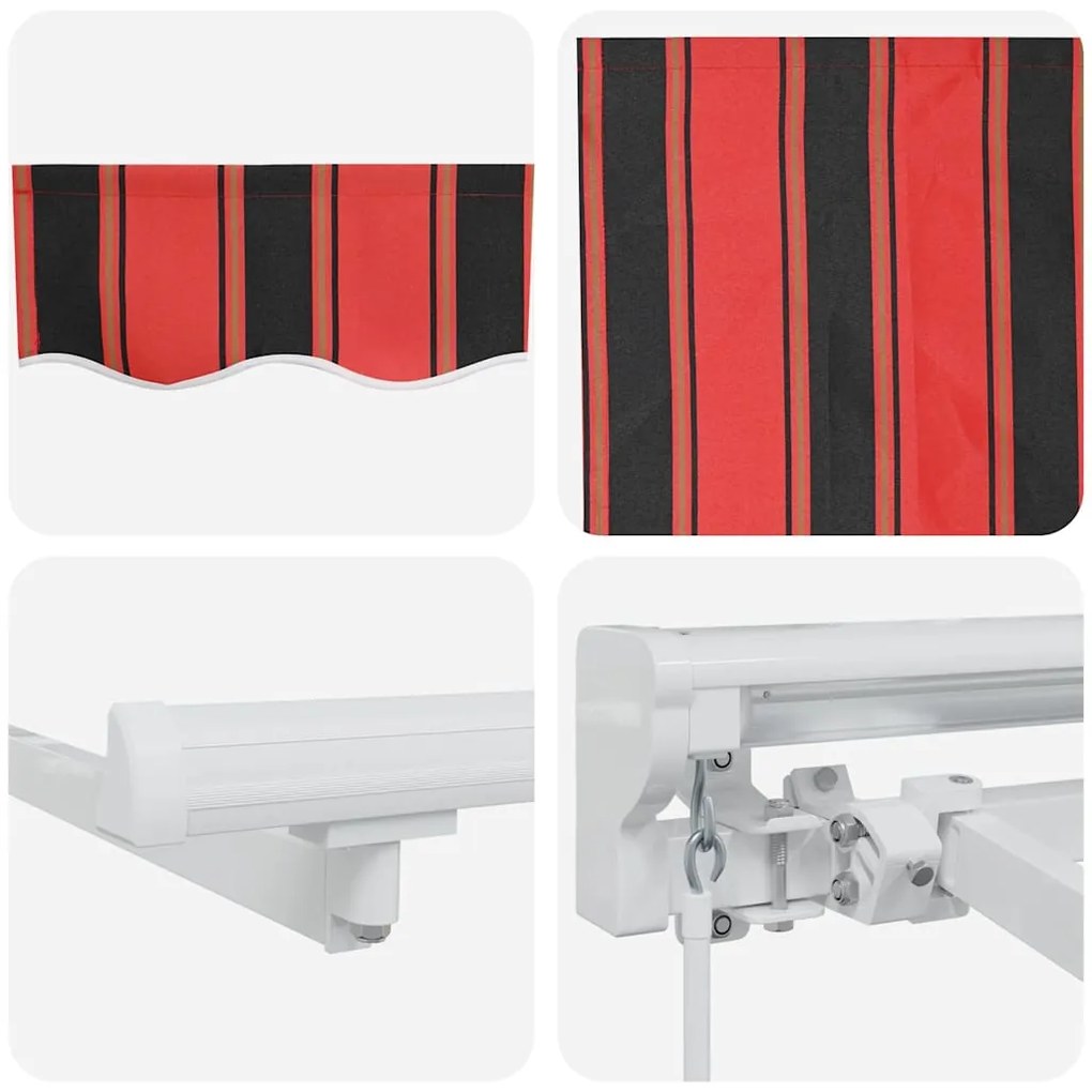 Toldo Retrátil Manual Azul Marinho 250x200 cm