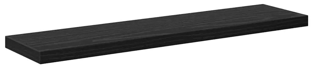 Prateleiras de Estante em Carvalho Preto - 4 peças, 40x10x1.5 cm, Made