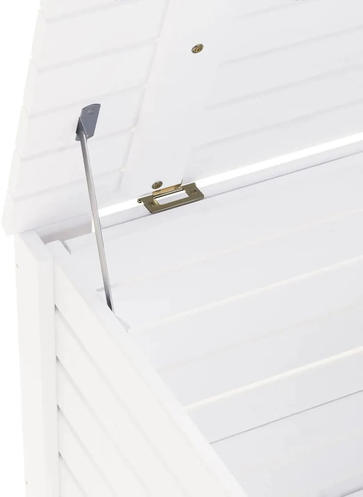 Caixa arrumação c/ tampa RANA 100x49x54 cm pinho maciço branco
