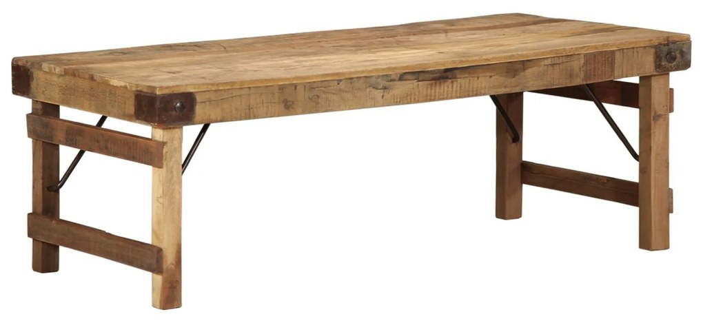 Mesa de Café 110x55x40 cm Madeira recuperada
