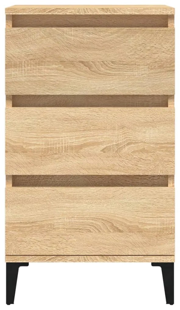Mesa de cabeceira 40x35x70 cm derivados madeira carvalho sonoma