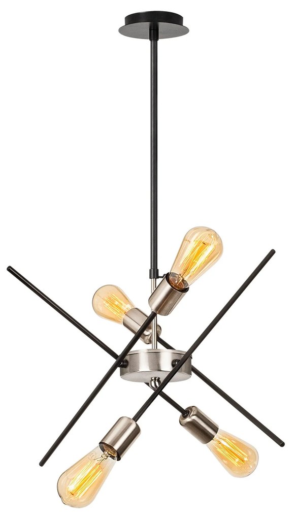 Chandelier Parazit – Preto Níquel – 50 cm x 80 cm