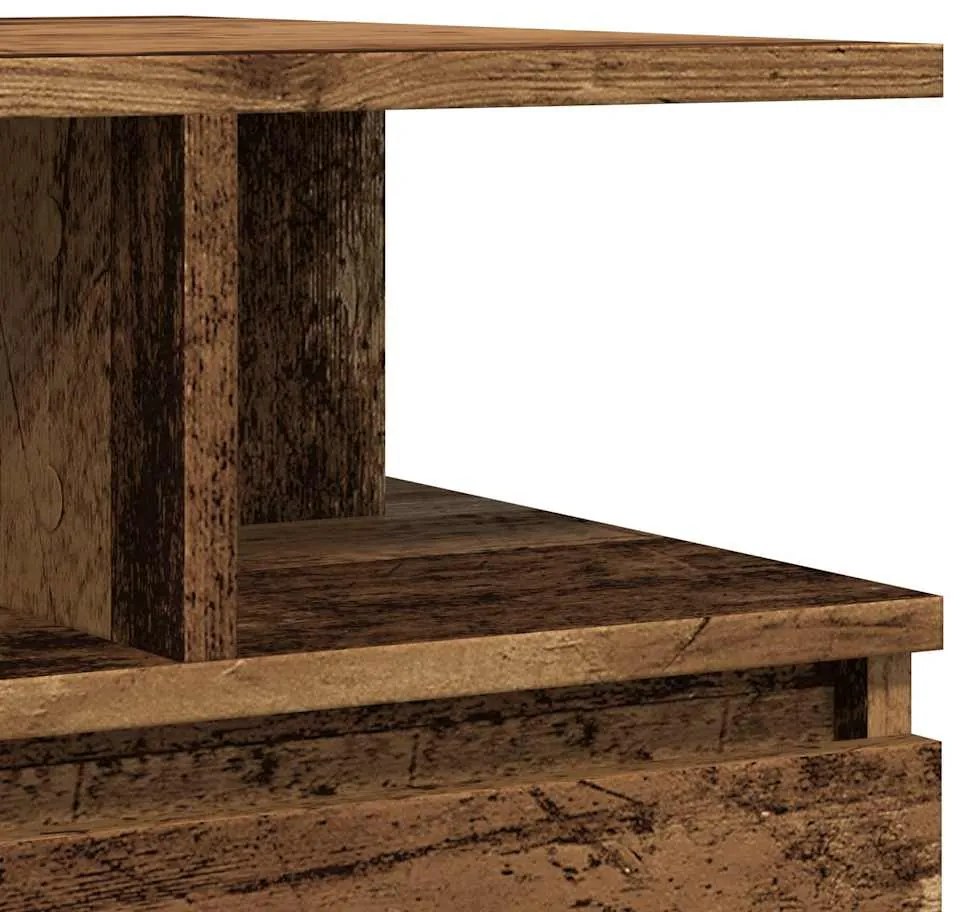 Mesa de centro 90x49x45 cm derivados de madeira madeira velha