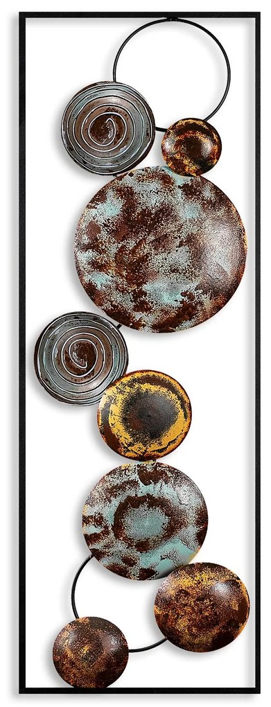 Acessório Decorativo de Parede Texturizado – Multicolor – 32 cm x 90 c