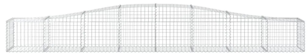 Cestos gabião arqueados 25pcs 400x50x40/60 cm ferro galvanizado