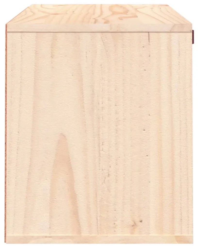 Armário de parede 60x30x35 cm madeira de pinho maciça