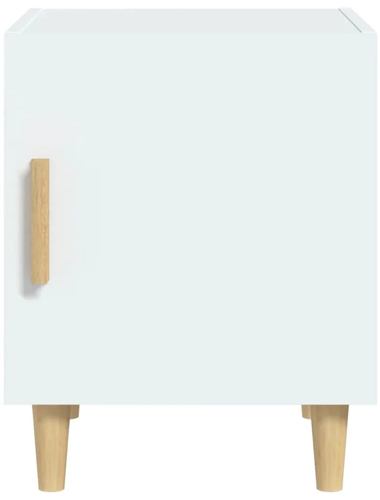 Mesa de cabeceira derivados de madeira branco