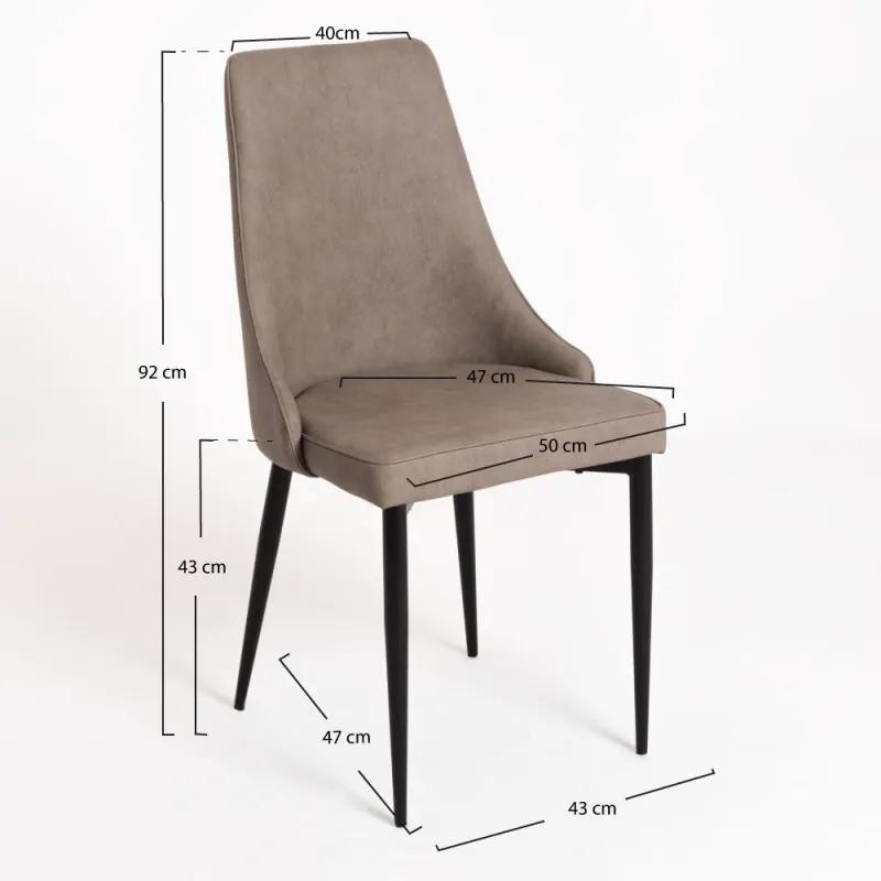 Cadeira Stoik Vintage - Cinza