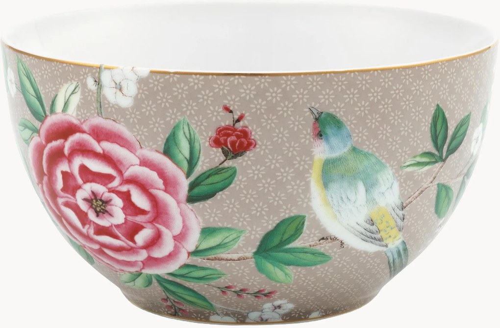 Taças pequenas de porcelana Blushing Birds, conjunto de 2