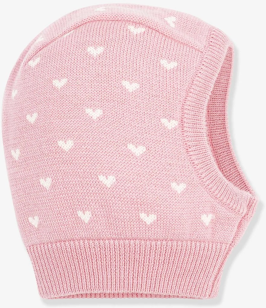 Cagula estampada aos corações PETIT BATEAU rosa