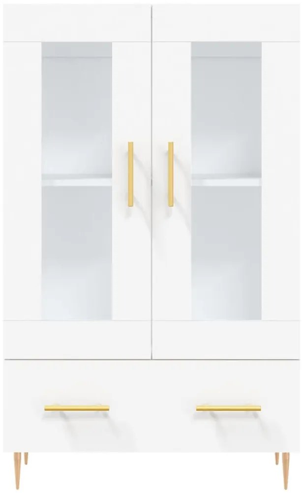 Aparador alto 69,5x31x115 cm derivados de madeira branco