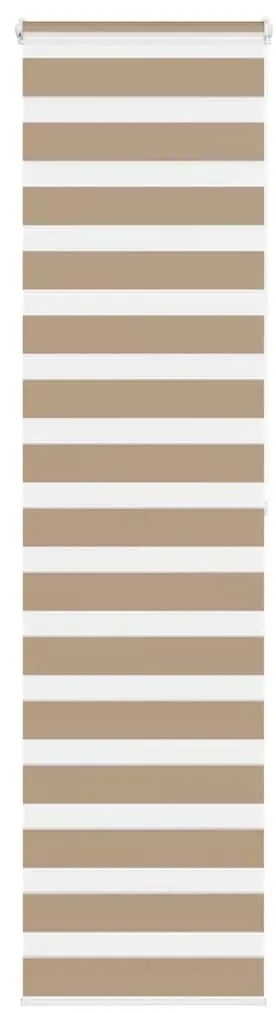 vidaXL Cortina de zebra 60x200 cm largura do tecido 55,9 cm poliéster