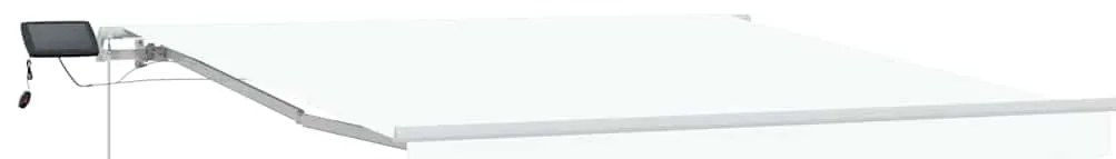 Toldo Retrátil with Manual Branco 300 x 250 cm Branco