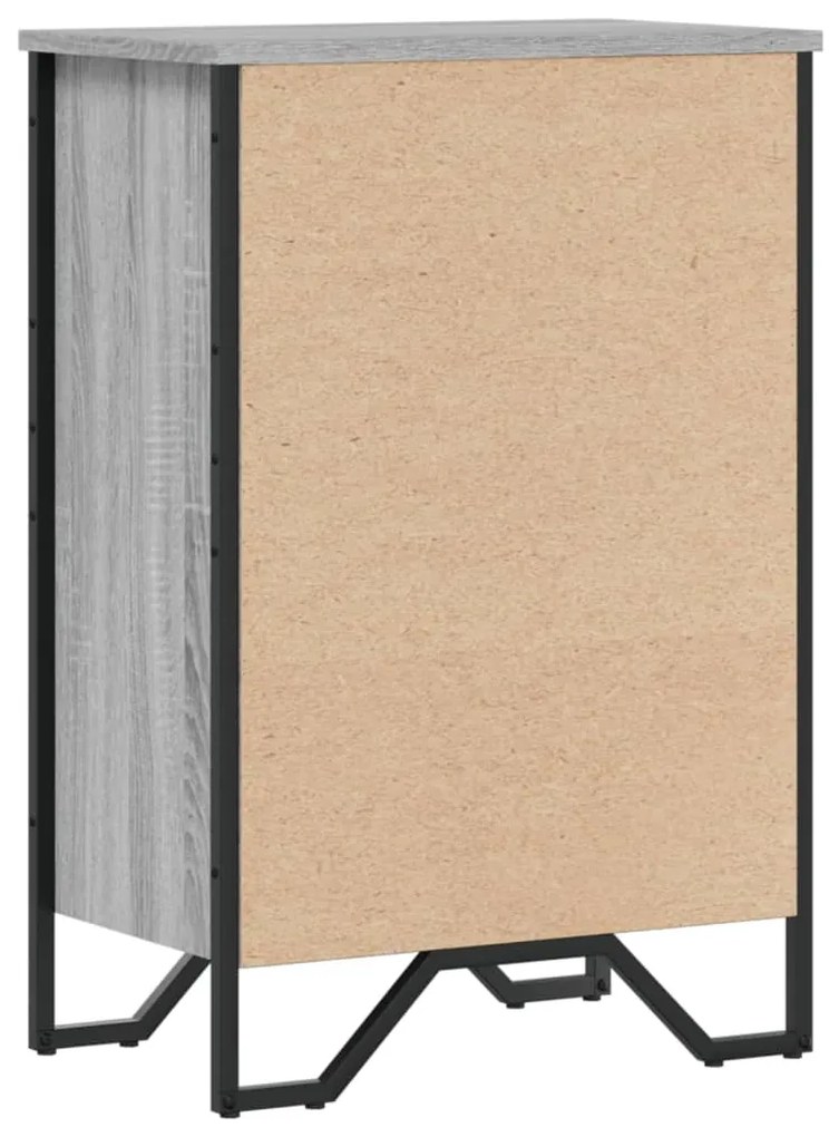 Estante 50x31x74,5 cm derivados de madeira cinzento sonoma