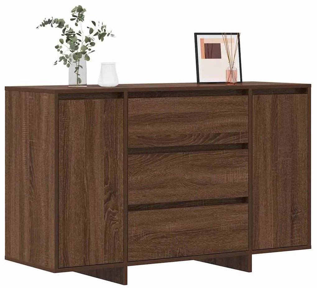 Sideboard Castanho Carvalho 120x41x75 cm Madeira engenheirada