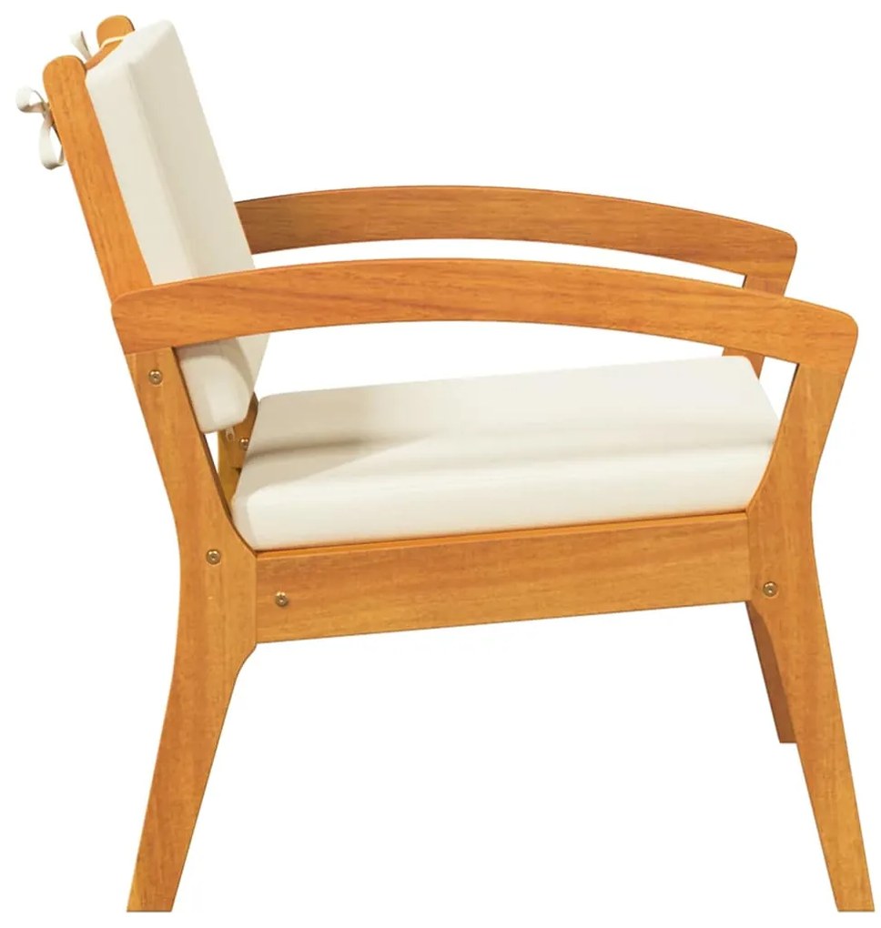 Conjunto de 2 cadeiras de jardim vidaXL 59,5x70,5x72,5 cm em madeira d