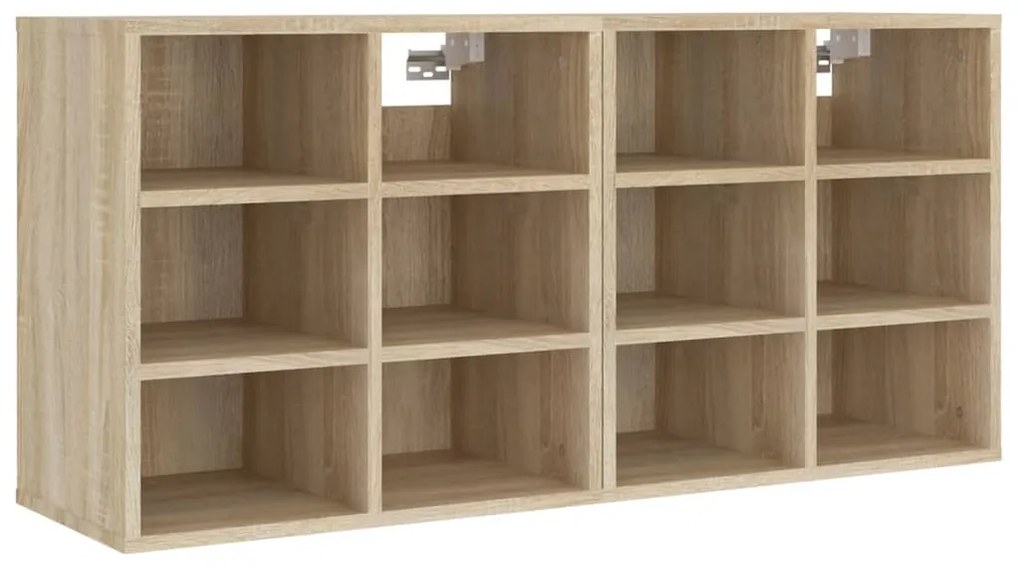 Sapateira 2 pcs 52,5x30x50 cm Carvalho Sonoma