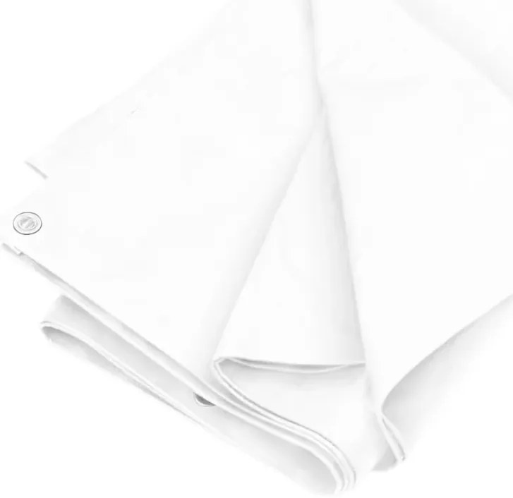 Lona 180 g/m² 6x8 m PEAD branco
