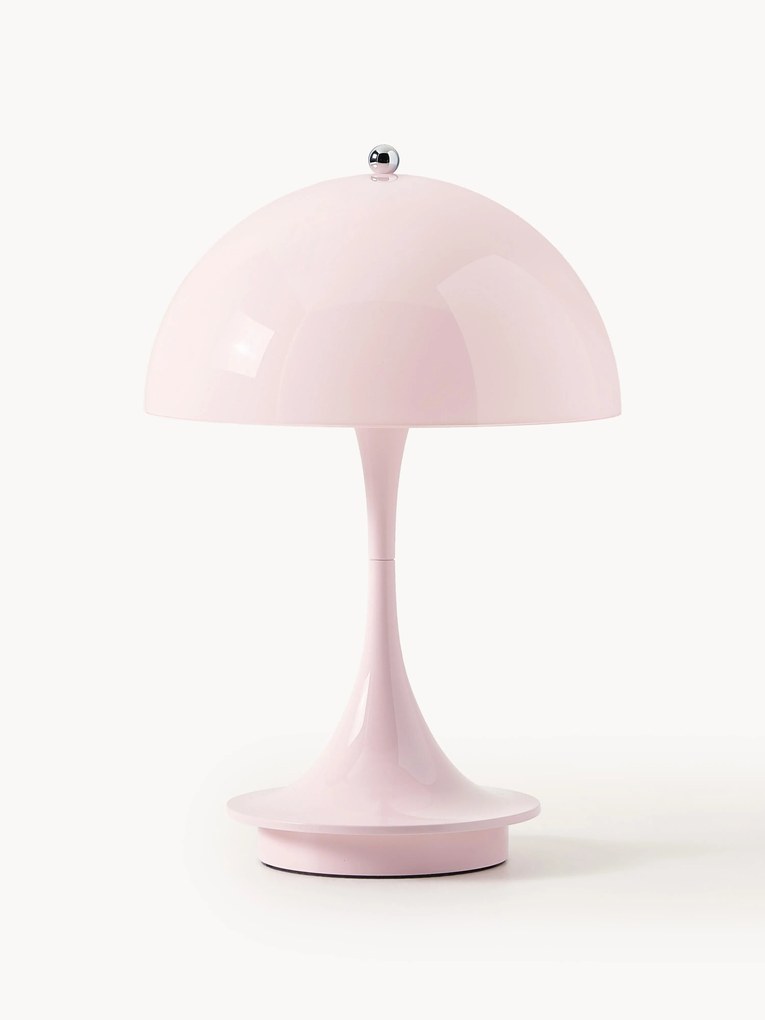 Candeeiro de mesa LED portátil e regulável Panthella, Alt 24 cm, Design Verner Panton