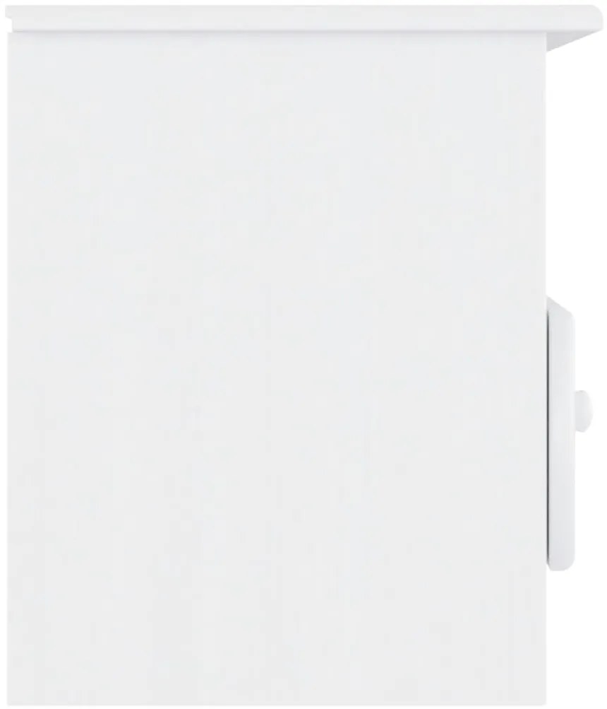 Móvel de TV c/ gavetas ALTA 100x35x41 cm pinho maciço branco
