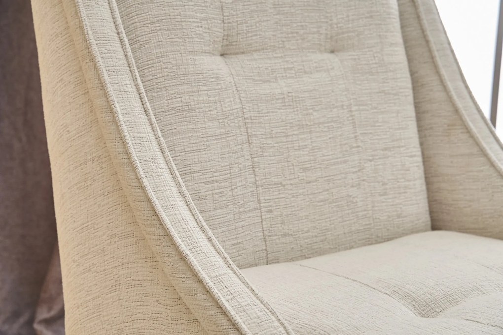 Cadeira Wing Ella Prestij – Creme – 67x73x70 cm