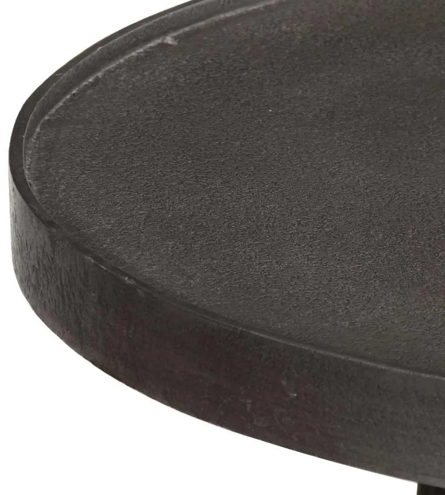 Mesas de centro 2 pcs derivados de madeira preto