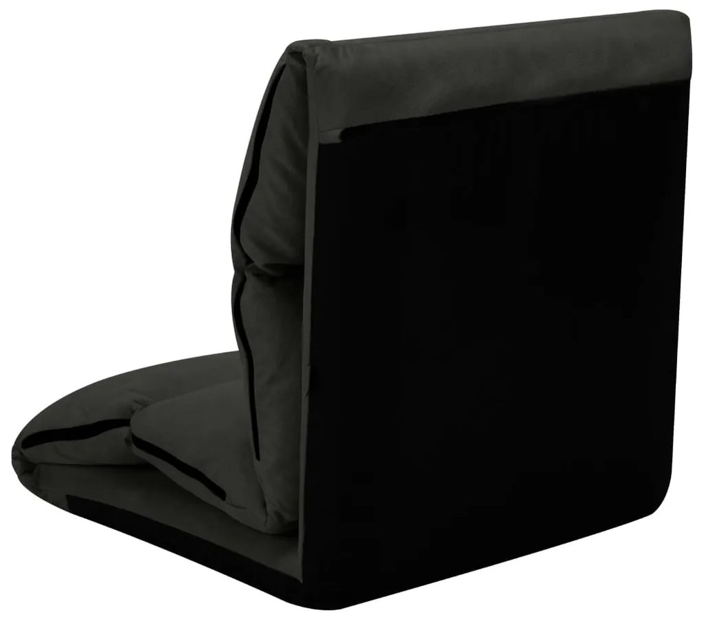 Colchão dobrável microfibra preto