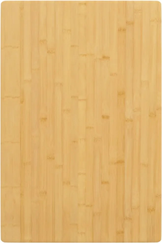 vidaXL Tampo de mesa 60x100x4 cm bambu