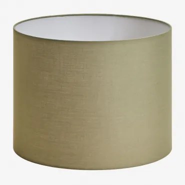Abajur Em Tecido Arlina Verde Sálvia & Ø40 Cm - ↑30 Cm - Sklum